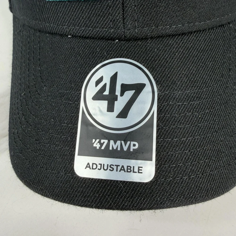 Arizona Diamondbacks Hat Cap Strap Back Mens OSFA Black 47 MVP Baseball Dbacks